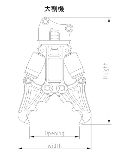 大割り機